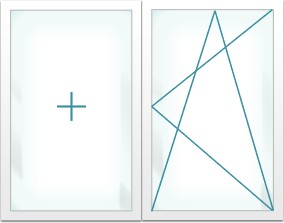 Цены на Пластиковые окна: глухое - поворотное-откидное